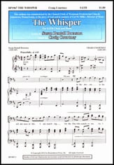 The Whisper SATB choral sheet music cover